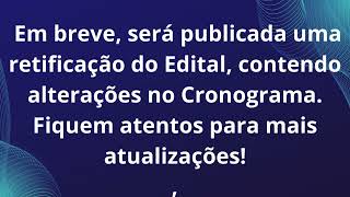 Atualização130924  Alteração no Cronograma [upl. by Egdamlat]