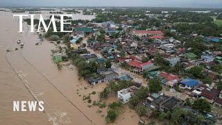 Tropical Storm Trami Leaves at Least 24 People Dead in Flooding and Landslides in Philippines [upl. by Joannes]