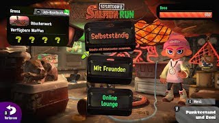 Splatoon 2 Salmon Run Road 999 Points with the 4 Grizzco Weapons Part 1 [upl. by Ailbert]