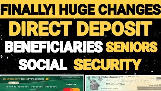 FINALLY SOCIAL SECURITY HUGE CHANGES FOR ALL BENEFICIARIES ON SS SSI SSDI VA DIRECT DEPOSIT DATE [upl. by Stefano]