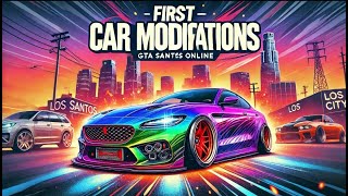 My First Car Modifications in GTA 5 Online  Ultimate Car Customization Guide [upl. by Sokram559]