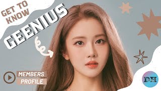 Geenius 지니어스 MEMBERS PROFILE amp FACTS GET TO KNOW KPOP GIRL GROUP [upl. by Boice365]