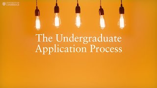 The Undergraduate Application Process at Cambridge University  GoingToCambridge [upl. by Adnorahs]