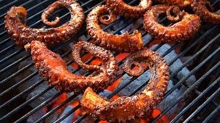 Pulpo Cajun a la Parrilla  La Capital [upl. by Darmit]