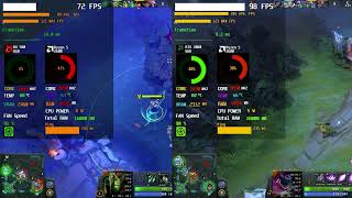 RX 580 VS RTX 2060 DOTA 2 BENCHMARK TEST [upl. by Hanonew]