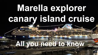 Marella Cruises all you need to know before an xmas canary island cruise on TUIs Marella explorer [upl. by Ahselat]