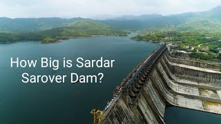 Sardar sarovar dam with drone shots and amazing facts [upl. by Naivart393]