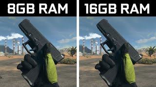 Call of Duty Warzone 20  8GB RAM vs 16GB RAM [upl. by Joao883]