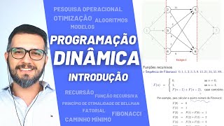 Programação Dinâmica Introdução Recursão Fatorial Fibonacci Caminho Mínimo Pesquisa Operacional [upl. by Pail]