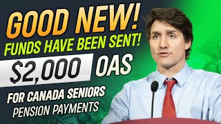 Funds Have Been Sent Service Canada just sent 2000 in OAS pension payments to seniors [upl. by Aciras563]