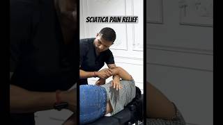 Sciatica pain relief by chiropractor shortsfeed [upl. by Solange]