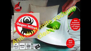 CLEANMAXX Antidust mite vacuum cleanerAntiMilbensauger [upl. by Carper114]