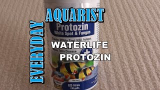 Protozin Waterlife for Aquarium Fish with White Spot Ich Parasites and Fungus [upl. by Enaols]