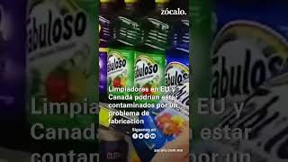 Retiran del mercado millones de botellas de Fabuloso por bacteria [upl. by Cormack]