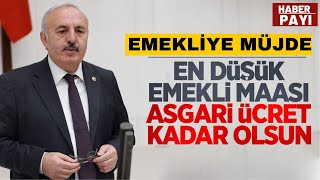 EMEKLİ MAAŞLARI ASGARİ ÜCRET KADAR OLMASI LAZIM ÖNERGE TBMMYE SUNULDU YENİ 2024 EMEKLİ MAAŞI NE KAD [upl. by Eynenihc827]