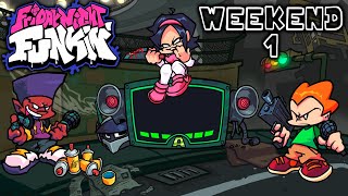 Friday Night Funkin WEEKEND 1  Full Week amp Cutscenes [upl. by Sugirdor484]