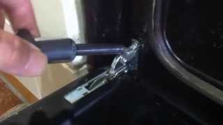 Electric oven cooker door removal guide Easy step by step [upl. by Berck]