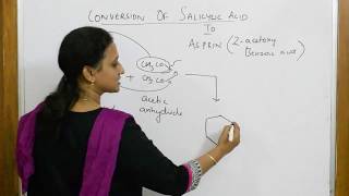 142Aspirin preparation from Sali cyclic acidALCOHOLSPHENOL amp ETHERS Chemistry CBSE XII [upl. by Llesig]