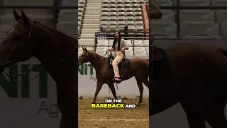 Incredible Trick Rider Will Jump Through Flames During the Rodeo shorts [upl. by Clemence]