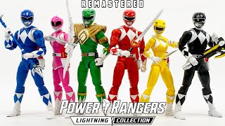 Power Rangers Lightning Collection MMPR Remastered Review [upl. by Kleinstein]