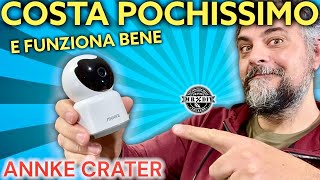 Economica ma buona Telecamera 360 WiFi visione notturna e allarme VIDEOSORVEGLIANZA Annke crater [upl. by Clarkson]