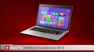 Toshiba HowTo Identifying and updating your bios on a Toshiba Laptop [upl. by Lhary]