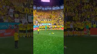 Borussia Dortmund Fans feiern nach 30 Sieg vs Augsburg  Augsburg vs Dortmund 03 Highlights BvB [upl. by Heimlich]