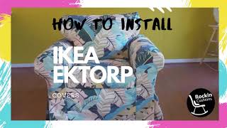 IKEA EKTORP Slipcovers by Rockin Cushions [upl. by Aiciruam]