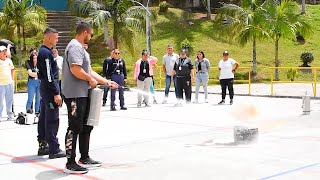 Capacitación sobre Manejo De Extintores Cuerpo de Bomberos Voluntarios Guatapé 2024 [upl. by Ainerol609]