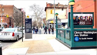 Walking Clinton Hill Brooklyn New York Winter 2022 4K HDR [upl. by Hartmann232]