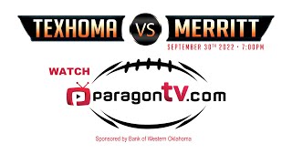 Merritt Football vs Texhoma  Oklahoma High School Sports  September 30 2022 [upl. by Alliuqahs]