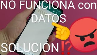 📡❌ WHATSAPP NO FUNCIONA con DATOS MÓVIL SOLUCIÓN ❓❕❗ [upl. by Ramuk114]