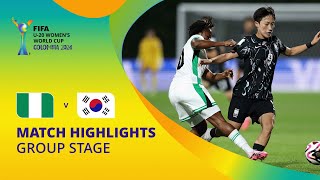 Nigeria v Korea Republic  FIFA U20 Womens World Cup Colombia 2024  Match Highlights [upl. by Boor443]