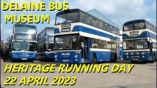 Delaine Bus Museum Heritage Running Day 22 April 2023 [upl. by Aday919]