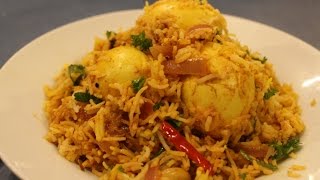 Restaurant Style Egg Biryani  Easy Egg Biryani  Anda Biryani Recipe  Ande Ki Dum Biryani [upl. by Alejandra]