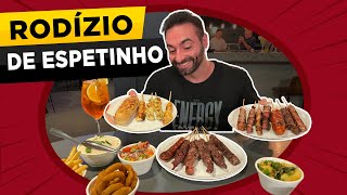 FALINDO O RODÃZIO DE ESPETINHOS  PICANHA MEDALHÃƒO PÃƒO DE ALHO [upl. by Pauly]