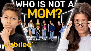 6 Moms vs 1 Fake  Odd One Out [upl. by Eleynad573]