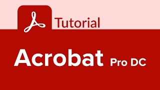 Acrobat Pro DC Tutorial [upl. by Dzoba]