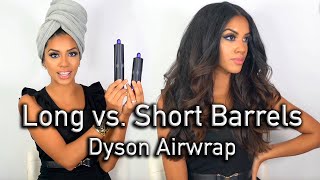 Dyson Airwrap Long vs Short Barrels amp Tips for Long Lasting Curls  HAIR TUTORIAL  ARIBA PERVAIZ [upl. by Purse]