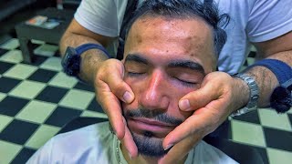 ASMR HEAD MASSAGE • Sinusitis relief and migraine treatment • Barber Massage [upl. by Anined]