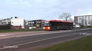 Nieuwe Scania EBS Bus na Zonsondergang Dec 2018 [upl. by Alyek]