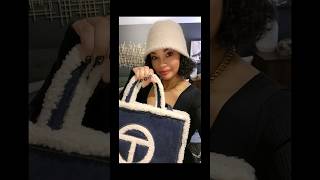 UGG x TELFAR DENIM Medium Bag👜 Unboxing😍  ASMR👂💜 shorts asmr fashion [upl. by Yokoyama]