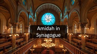 Jewish Prayer Amidah in Synagogue [upl. by Quiteri]