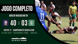 179 PASTEUR X JACAREÍ 4003  BRASILEIRO AD XV MAS 2024  31 AGO 2024  HEXAGONAL FINAL JOGO 03 [upl. by Ling]