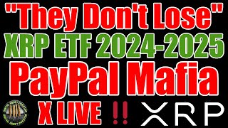 🚨XRP ETF LIVE🚨 Ripple  Opencoin  PayPal Mafia amp BlackRock Doesnt Lose [upl. by Naitsirk]