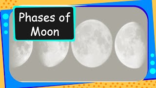 Science  Universe  Phases of Moon  English [upl. by Relyt424]