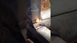 secrets of welders welding thin pipes welding weldingthinmetal weldingart stickwelding [upl. by Beaufert567]