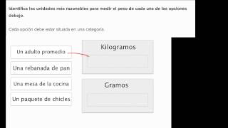 Kilogramos o gramos para medir el peso [upl. by Sosanna]