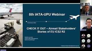 5th IATAUPU Webinar Airmail Experience of EU ICS2 R2 [upl. by Htrahddis]