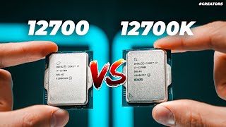 Intel i7 12700 vs 12700k  Is the K version worth it over the nonK [upl. by Animas401]